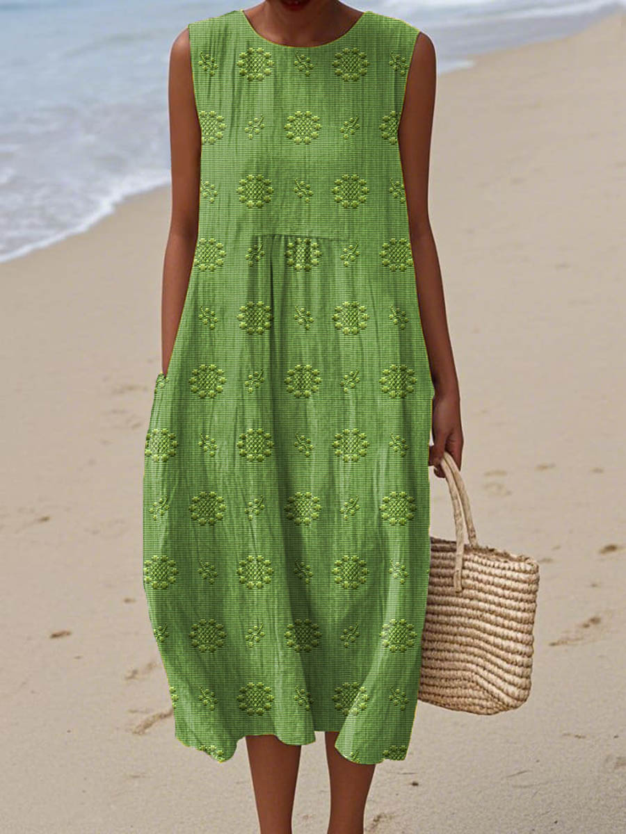 Ava – Women Printed Summer Dress - Image 1