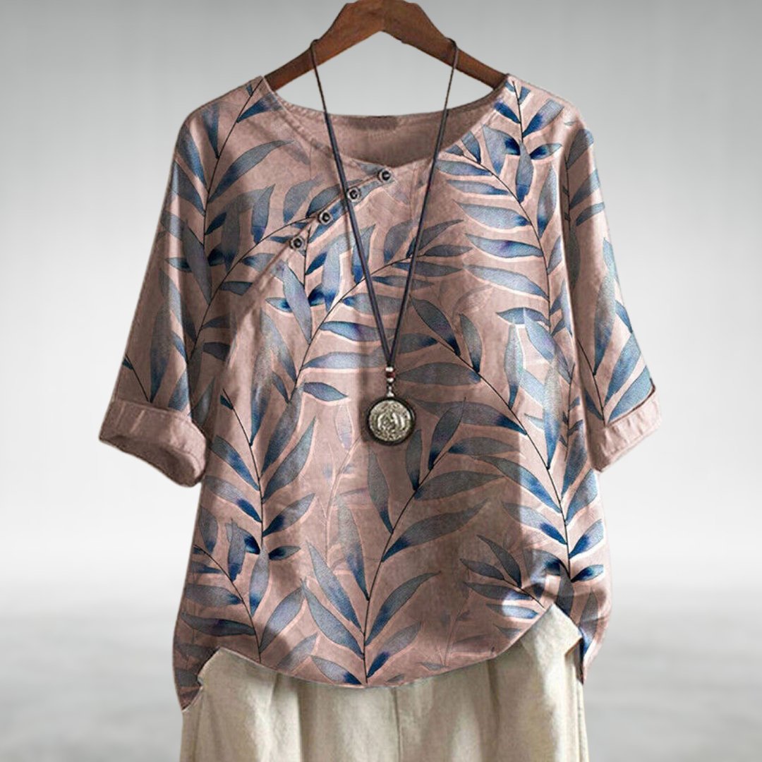 Sophie – Women Button Detail Blouse - Image 2