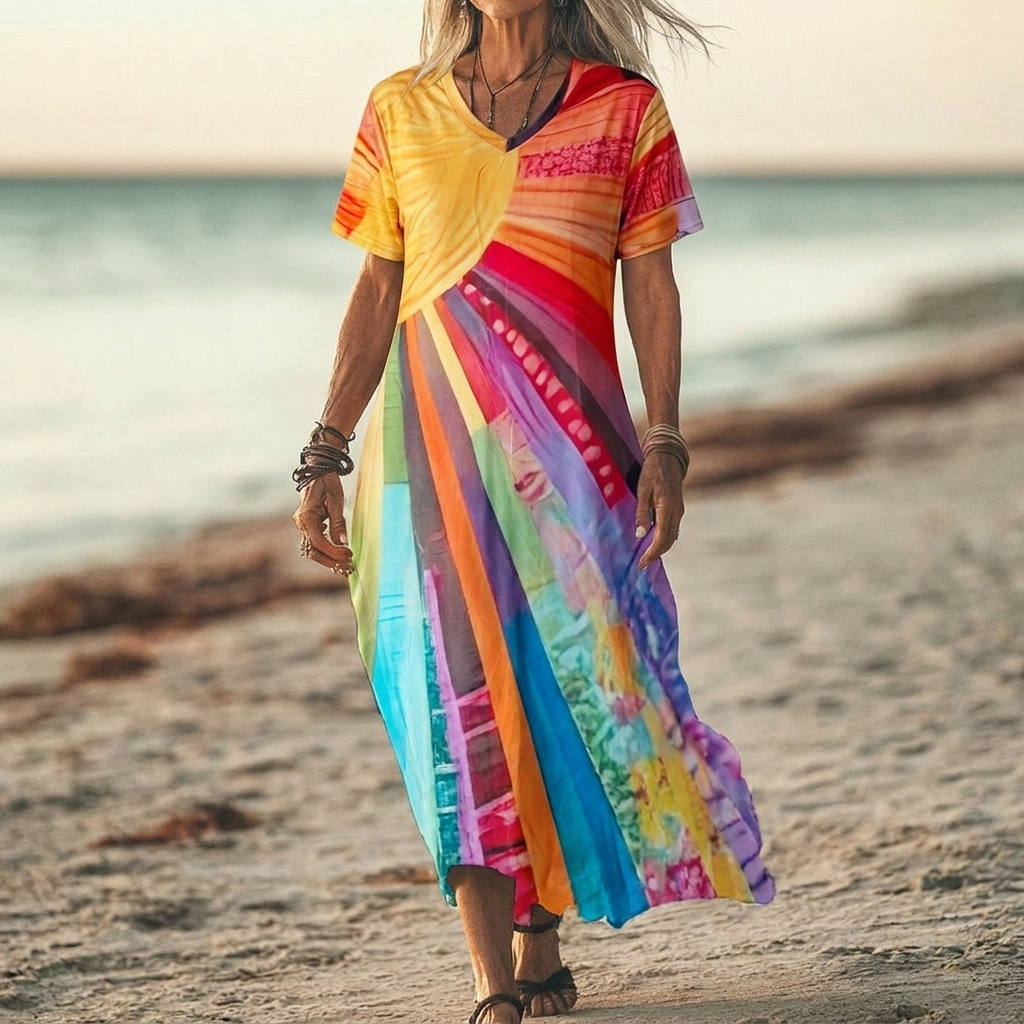 Stefanie – Maxikleid im lässigen Bohemian-Stil