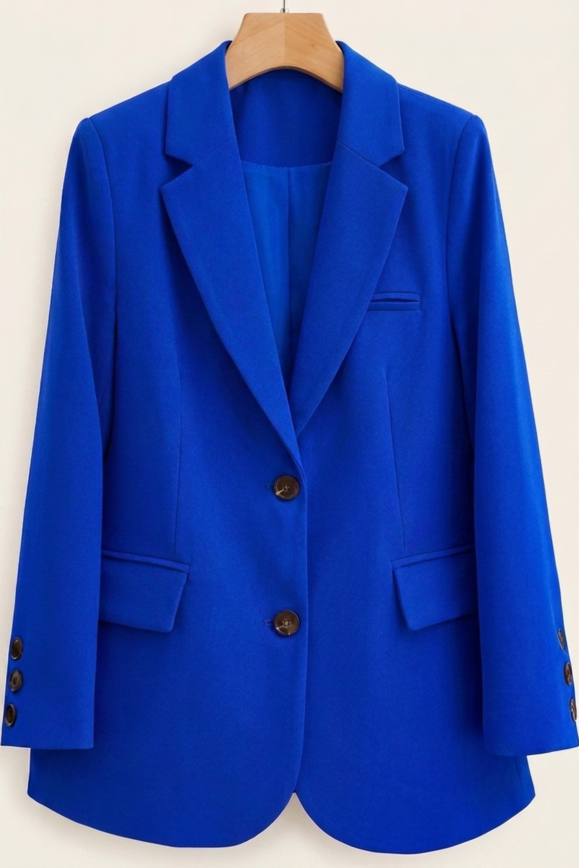 Blazer Damen mit Zweiknopfverschluss und Pattentaschen | J&B - 6 - Jasminaboutique.com
