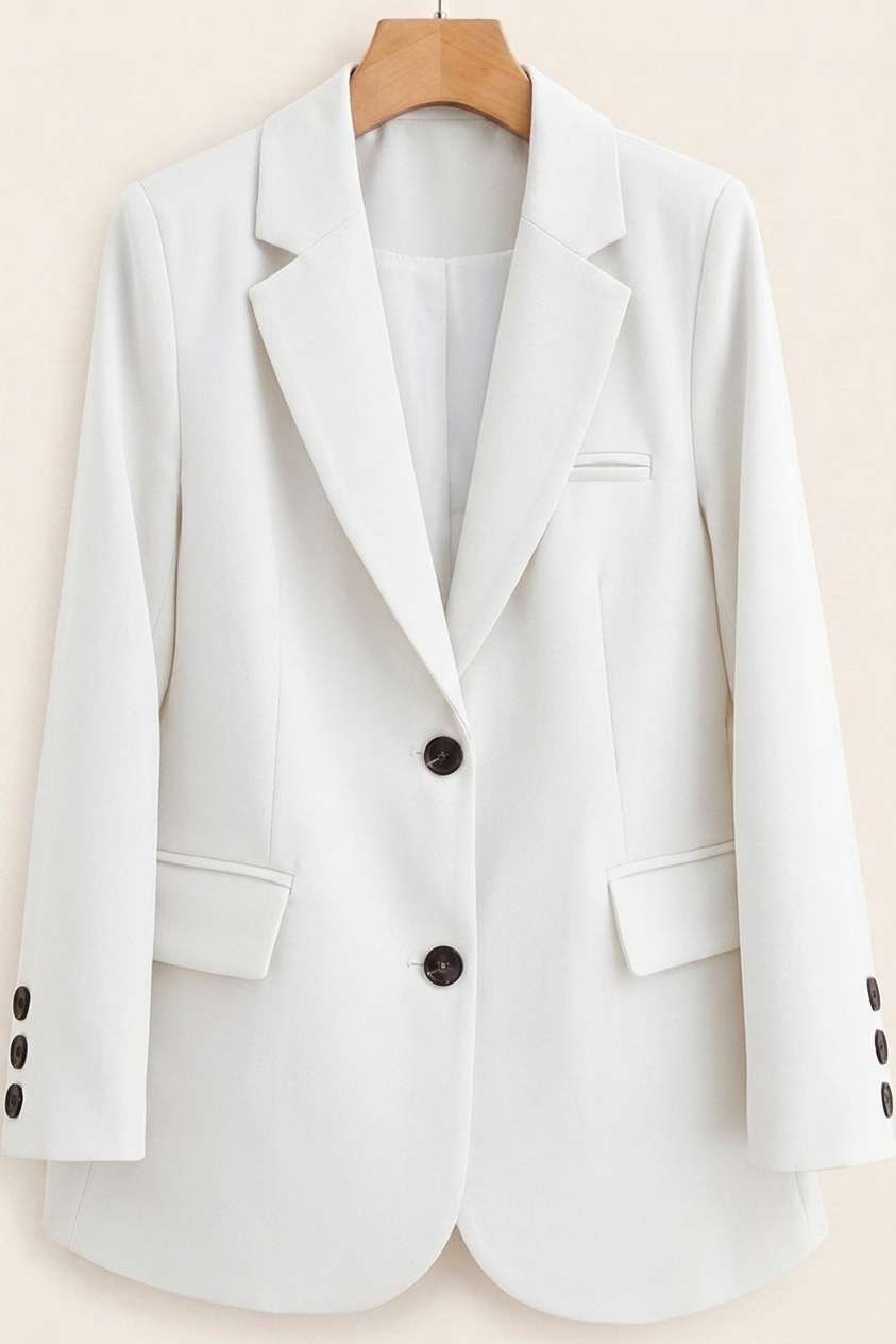 Blazer Damen mit Zweiknopfverschluss und Pattentaschen | J&B - 8 - Jasminaboutique.com