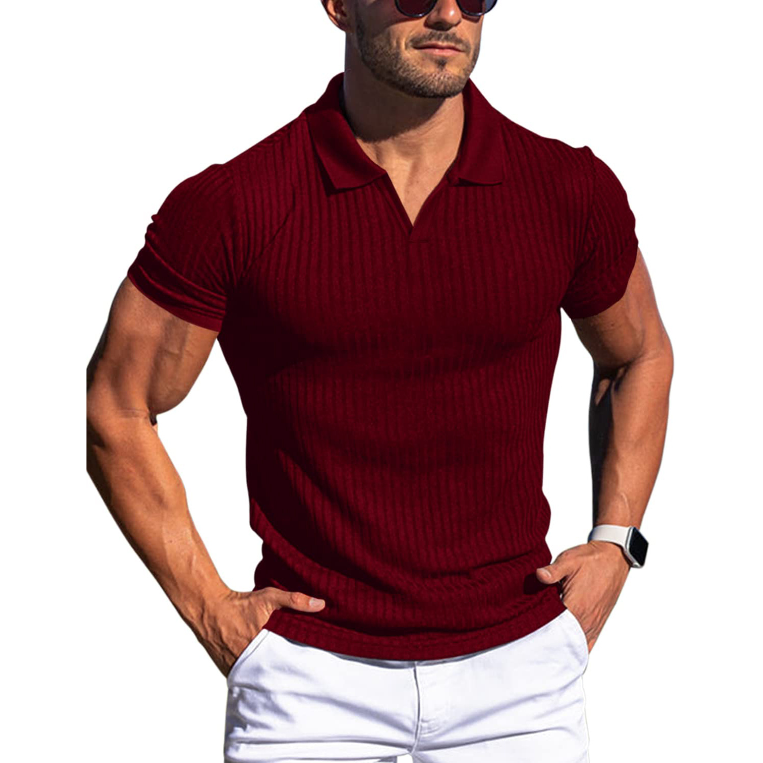 Robert – Ribbed Polo Shirt - Image 6