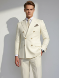 Ethan – Men Double-Breasted Suit Jacket - Image 1