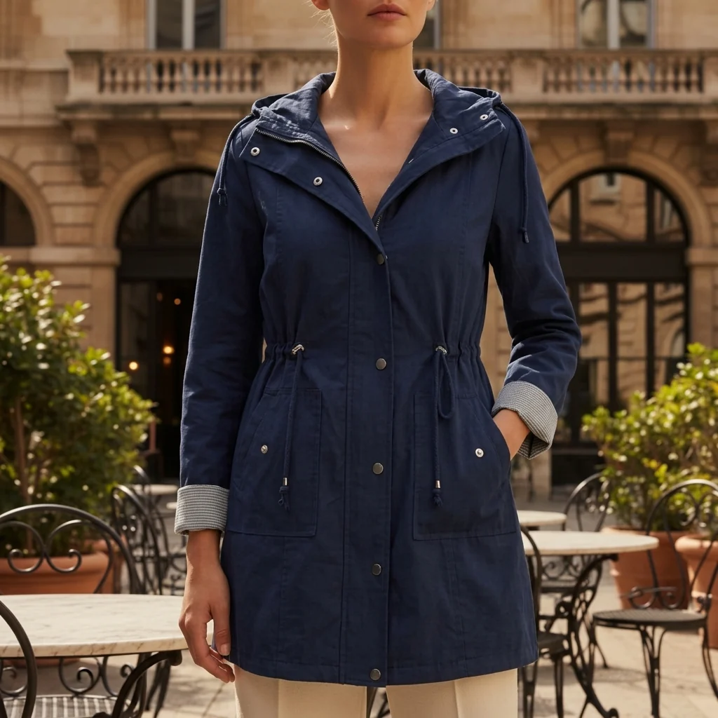 Jacke Damen mit Kordelzug und Kapuze | J&B