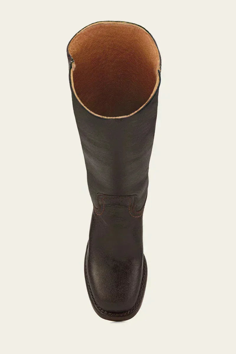 Kniehohe Stiefel Damen, eleganter Schnitt mit Blockabsatz | J&B