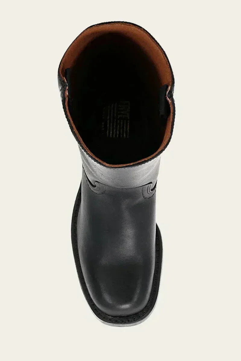 Kniehohe Stiefel Damen, eleganter Schnitt mit Blockabsatz | J&B