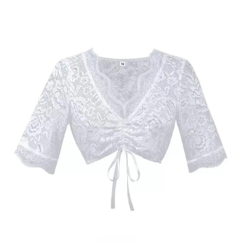 Bluse Damen mit Rüschendetails und tailliertem Schnitt | J&B