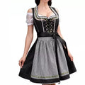 Dirndl Kleid Damen mit Schnürung und Taillengürtel | J&B