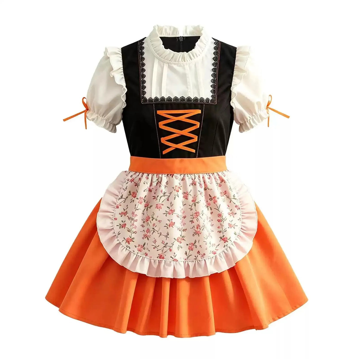Dirndl Damen mit Rüschendetails und Taillenschnitt | J&B