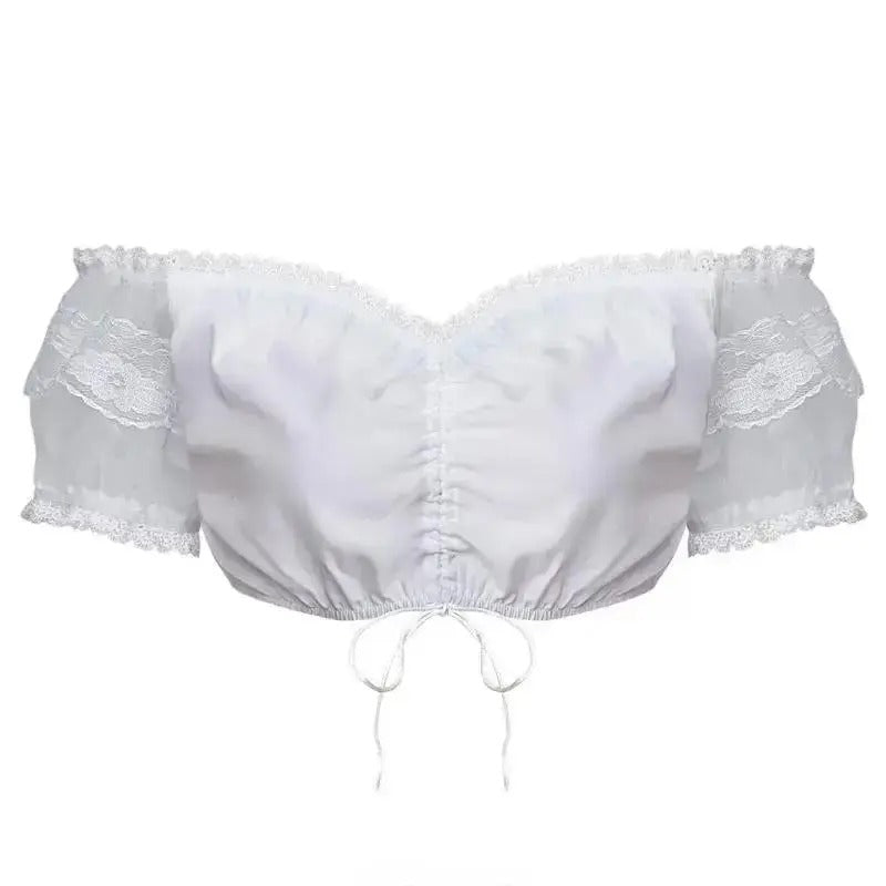 Bluse Damen mit Rüschendetails und tailliertem Schnitt | J&B