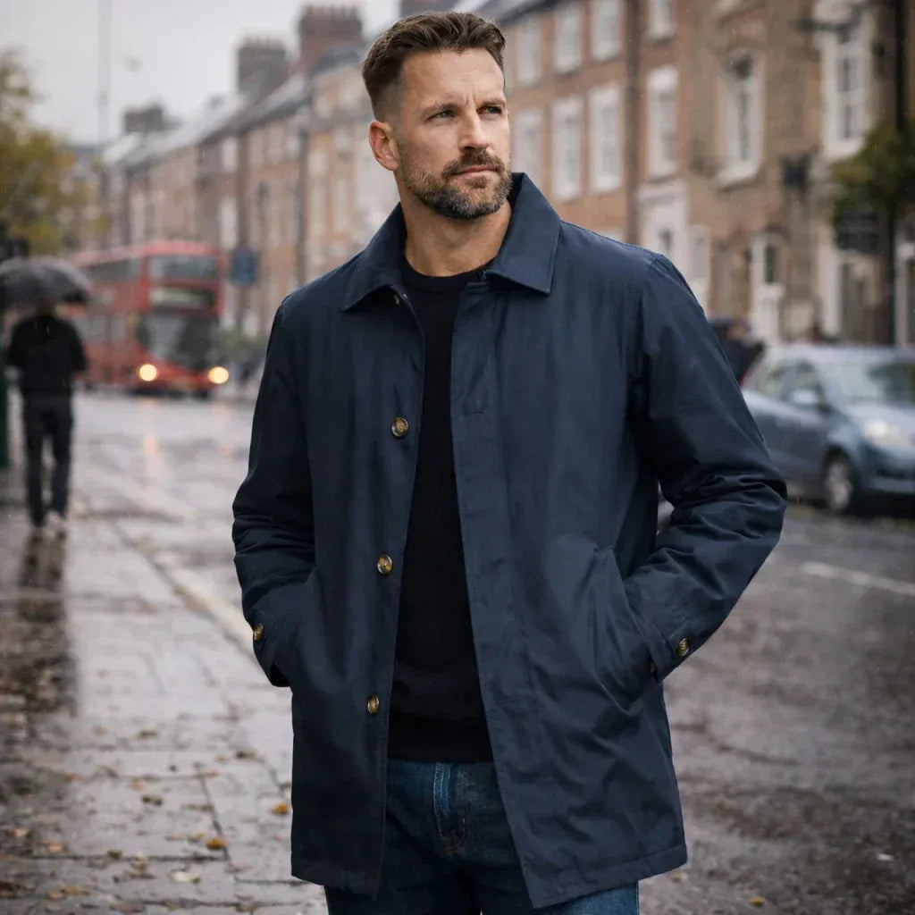 Jacke Herren, taillierte Passform mit Knopfverschluss | J&B