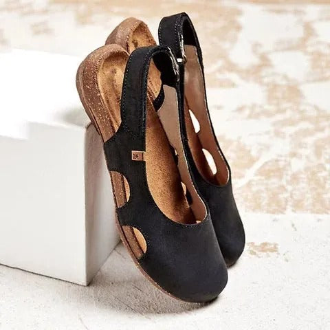 Kirsten – Elegante Sandalen mit geschlossener Spitze und Fersenriemen