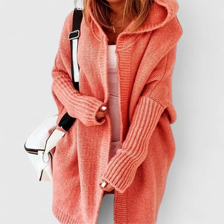 Damen-Jacke mit Kapuze und Oversize-Passform | J&B