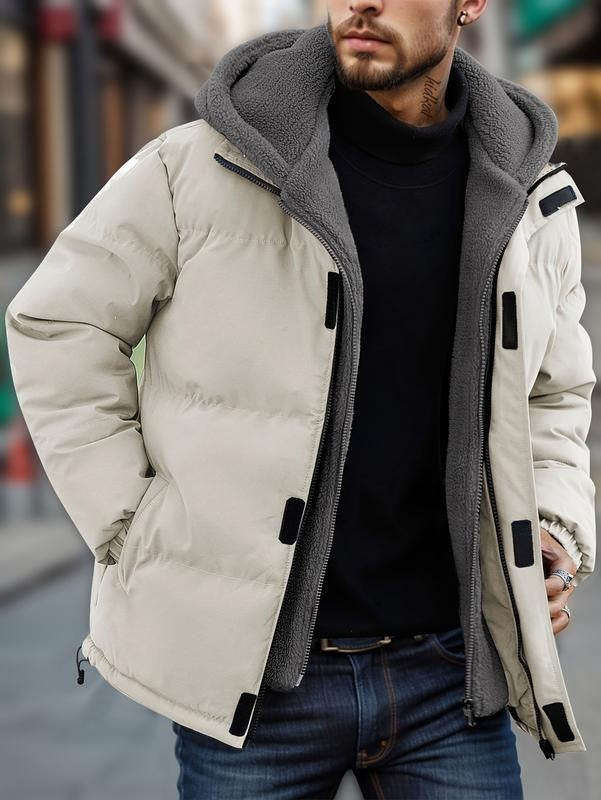 Steppjacke Herren in lockerer Passform mit Kapuze | J&B