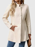 Damen Jacke mit Knopfleiste und Taschen in tailliertem Schnitt | J&B