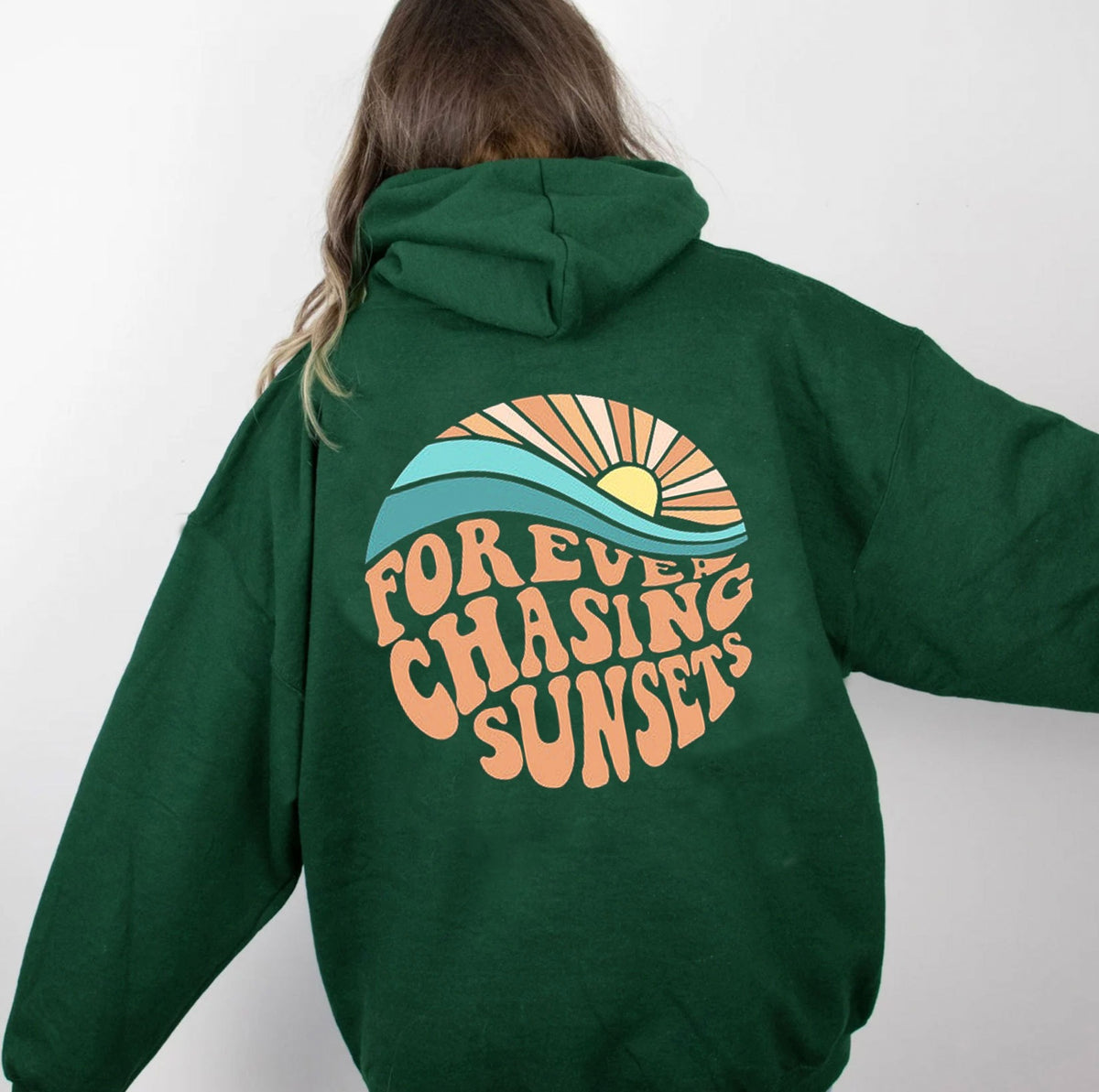 Hoodie Damen Relaxed Fit mit Grafikdesign