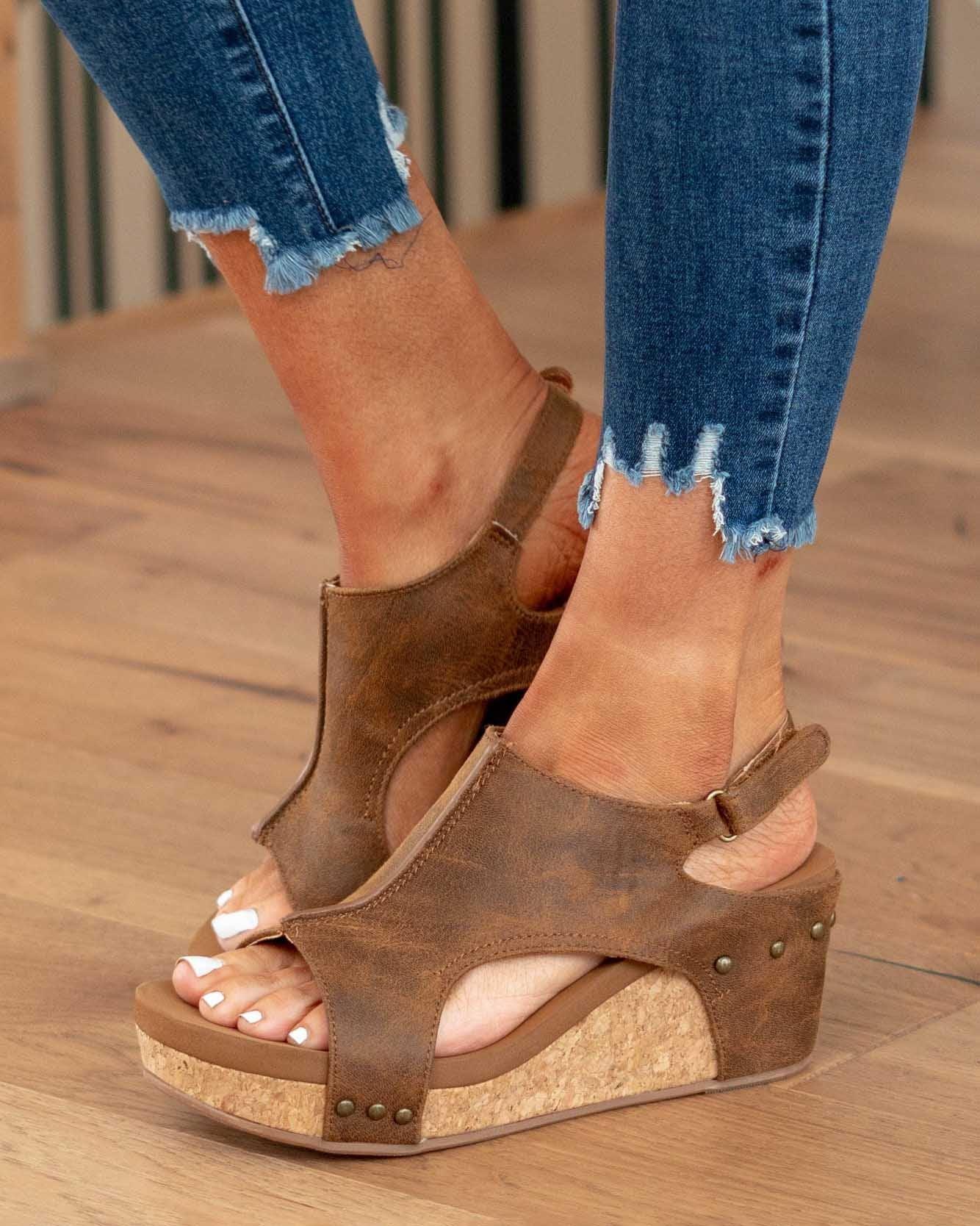 Amelia – Women Casual Wedge Sandals - Image 1