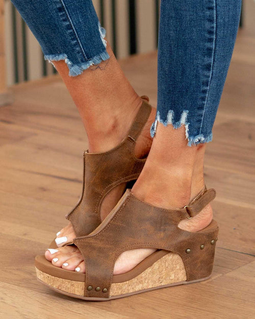 Amelia – Women Casual Wedge Sandals - Image 1