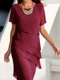 Sophia – Women Layered Shift Dress - Image 1
