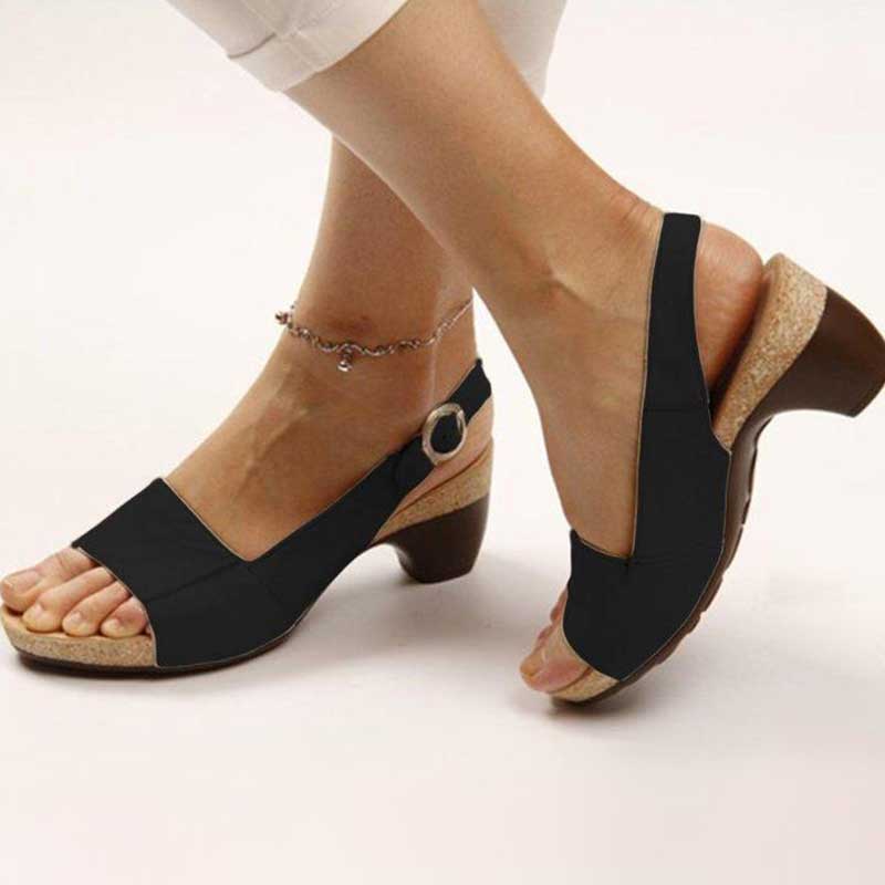 Laura – Damen Sandaletten mit Blockabsatz