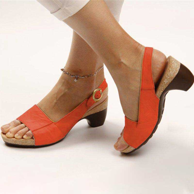 Laura – Damen Sandaletten mit Blockabsatz