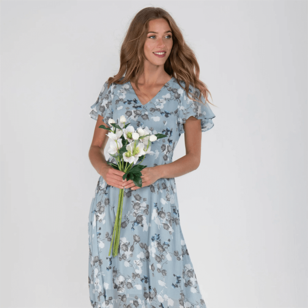 Sophia – Women Maxi Floral Dress - Image 6