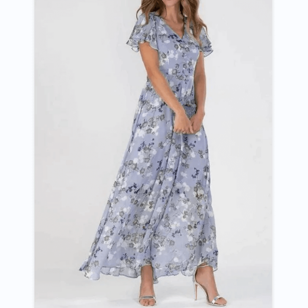 Sophia – Women Maxi Floral Dress - Image 3