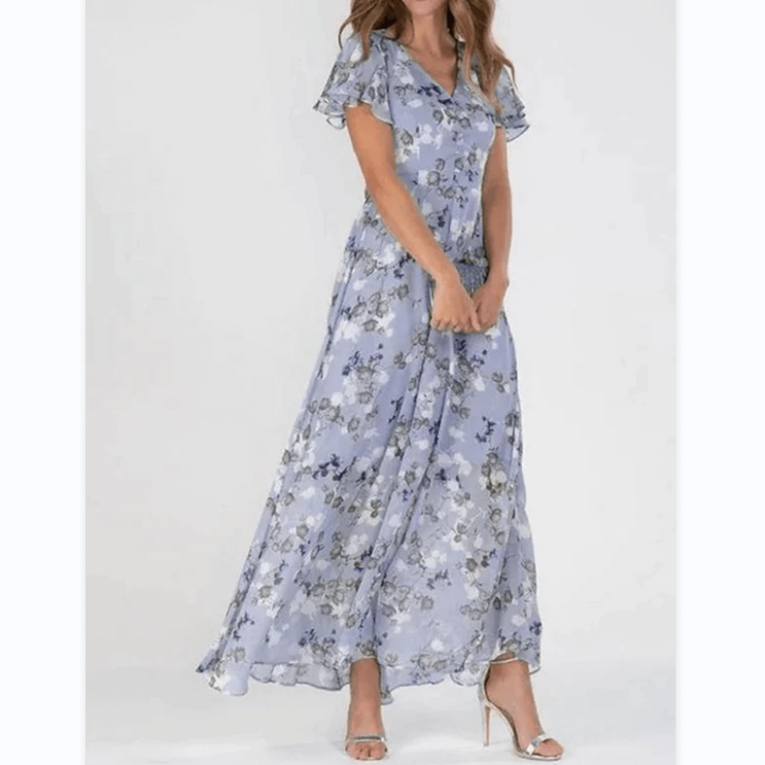 Sophia – Women Maxi Floral Dress - Image 3