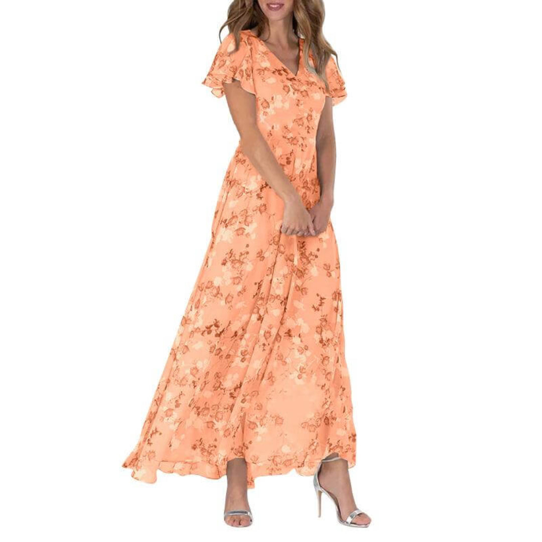 Sophia – Women Maxi Floral Dress - Image 1