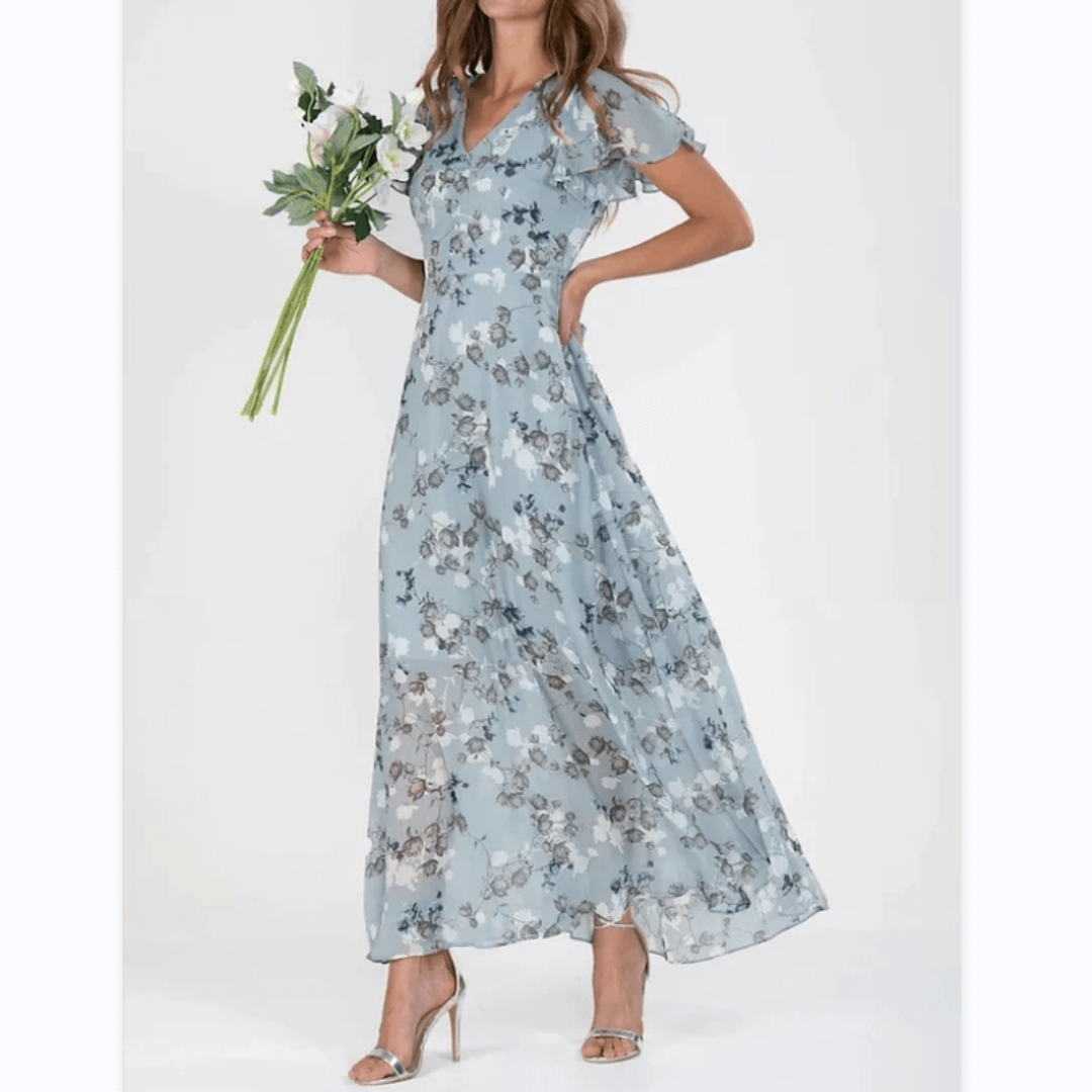 Sophia – Women Maxi Floral Dress - Image 4