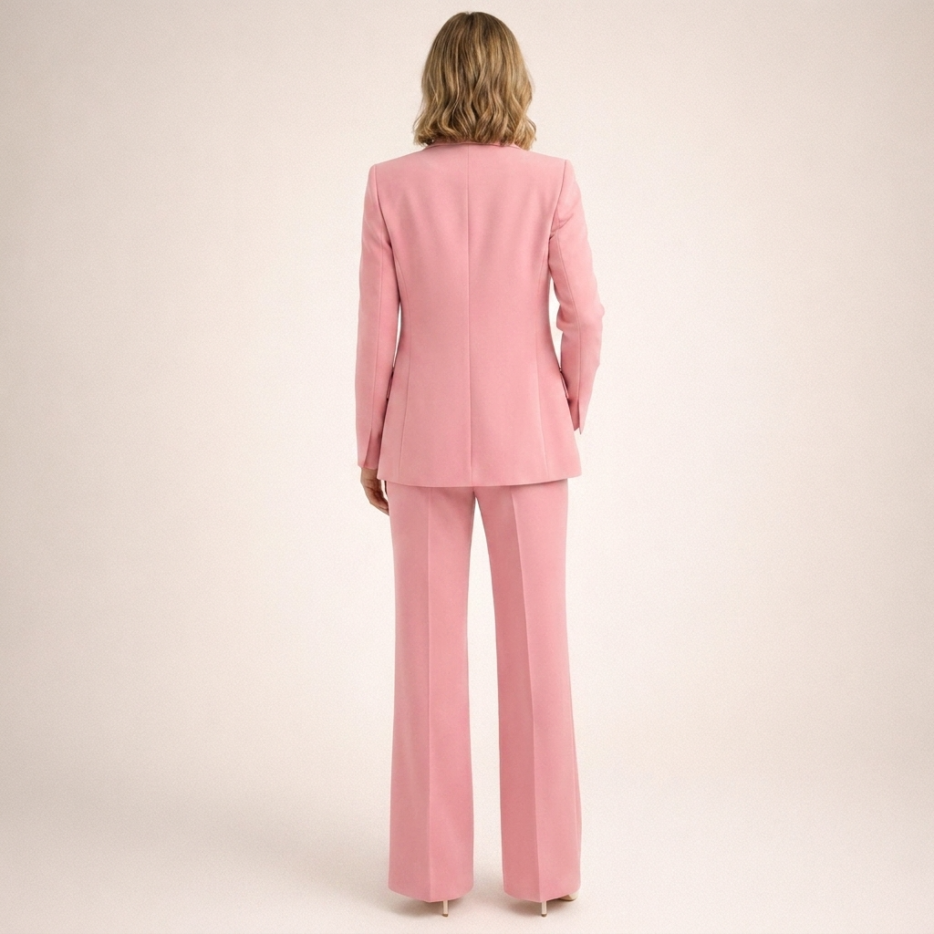 Two-piece set comprising a fitted ladies’ blazer and wide-leg trousers - J&B; - 14 - London-stylehouse.com