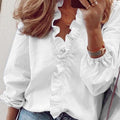 Elizabeth – Women Ruffled Detail Blouse - Image 1