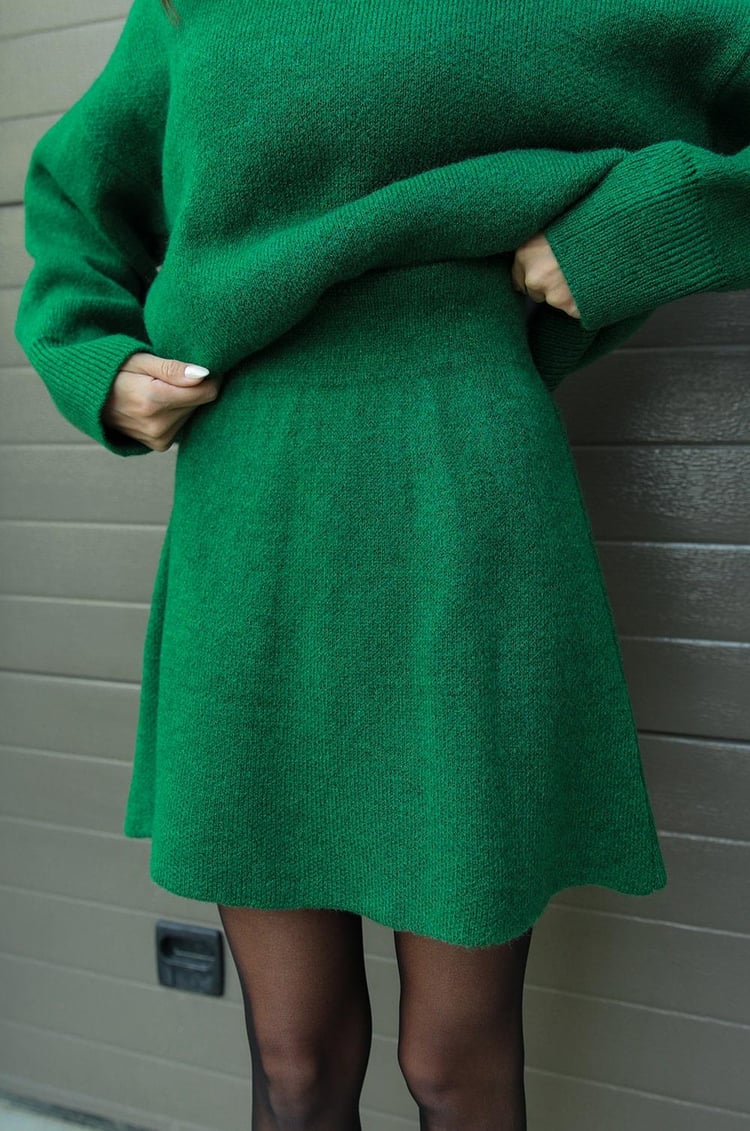 Elegantes Set aus Pullover und Rock – Zweiteiliges Strick-Set - 17 - Jasminaboutique.com