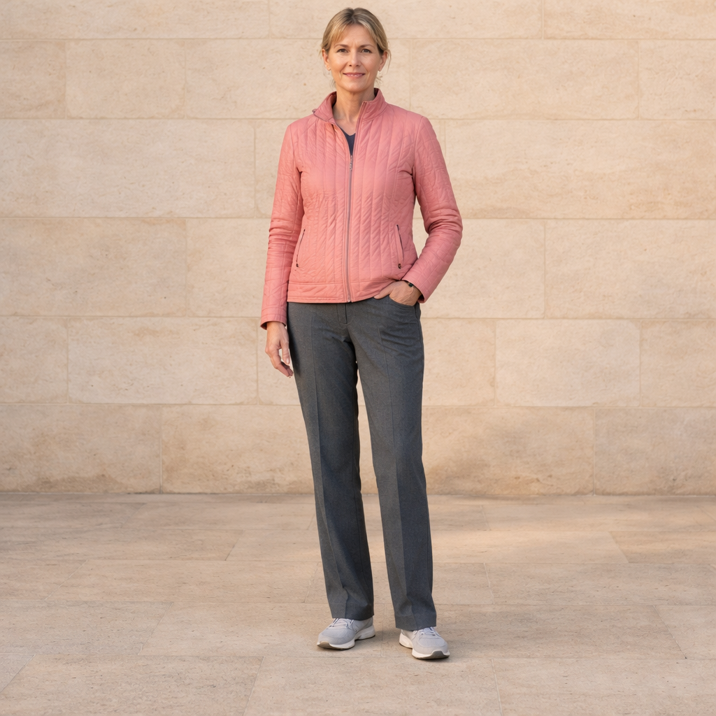 Die Rosé Steppjacke